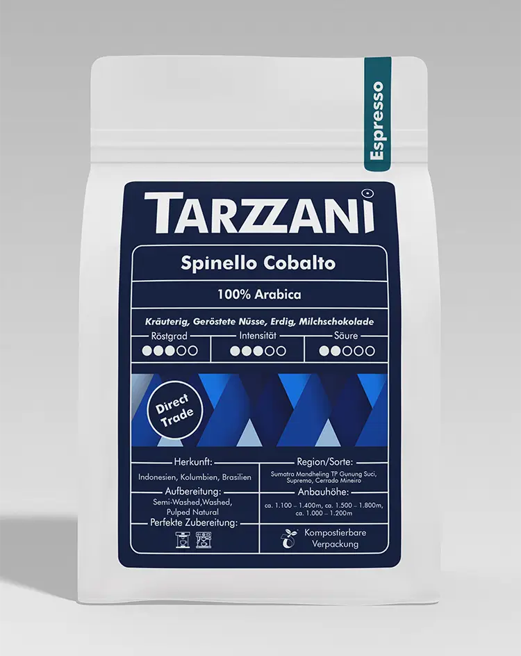 Spinello Cobalto Espresso - koffeinreduziert